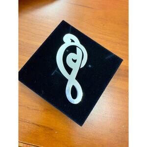 Tiffany & Co Treble Clef Bookmark in Sterling Silver